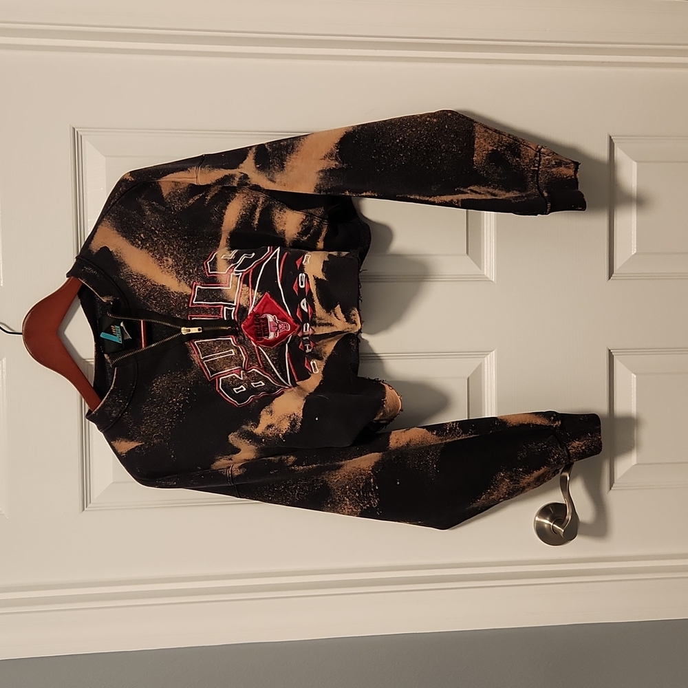 Vintage Bulls reworked crop top